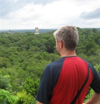 Sean at Tikal
